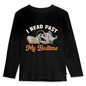 Frogfish Deep Sea Angler Angler Fish - Kids' Premium Longsleeve Shirt - black - Front - AI Model Kid Male (0cm)