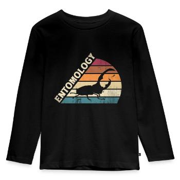 Entomology Entomologist Insects - Kids' Premium Longsleeve Shirt - black - Front - AI Model Kid Male (0cm)