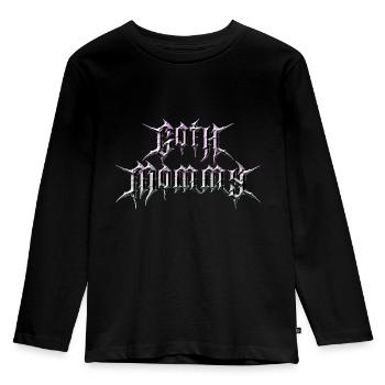 Goth Baddie! Goth Girl Gothic Aesthetic - Kinder Premium Bio Langarmshirt - Schwarz - Vorne - AI Model Kid Male (0cm)