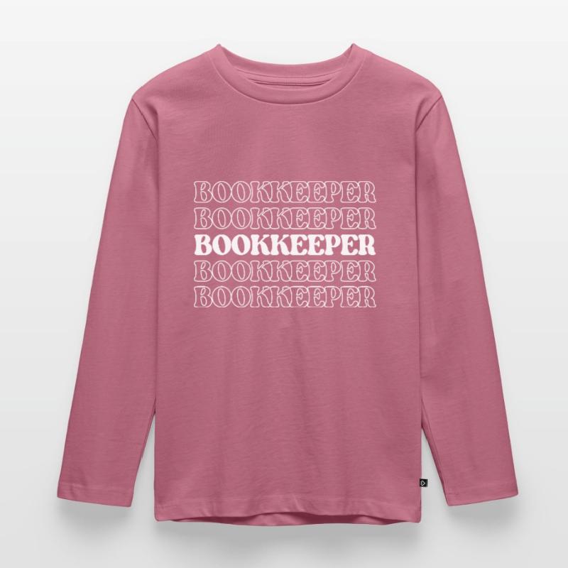Aide-comptable Comptable Commis Auditeur T-shirt manches longues Premium Enfant