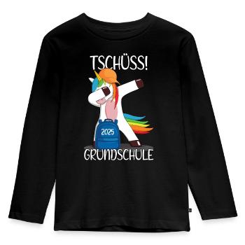 Primary School Graduation 2025 Primary School Graduation - Kids' Premium Longsleeve Shirt - black - Front - AI Model Kid Male (0cm)