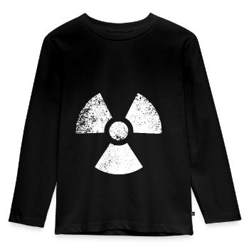 SHAPES SHAPE GRUNGE - Kids' Premium Longsleeve Shirt - black - Front - AI Model Kid Male (0cm)