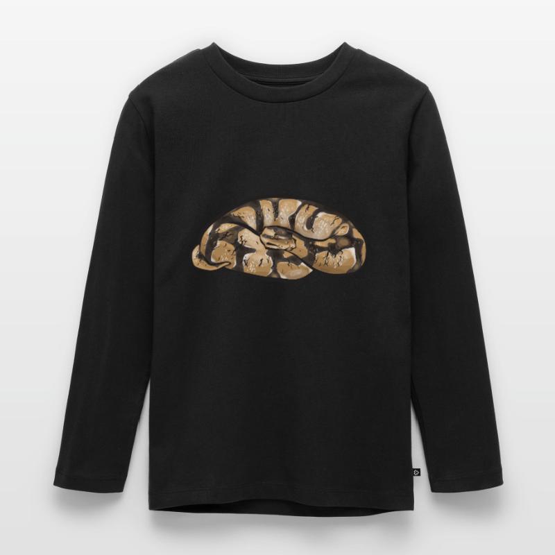 Ball Python Snake King Python T-shirt manches longues Premium Enfant