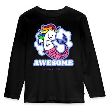 Magical Mericorn Kids Collection - T-shirt manches longues Premium Enfant - noir - Devant - AI Model Kid Male (0cm)