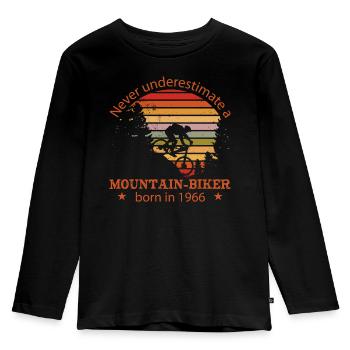 VTT VTT né en 1966 anniversaire - T-shirt manches longues Premium Enfant - noir - Devant - AI Model Kid Male (0cm)