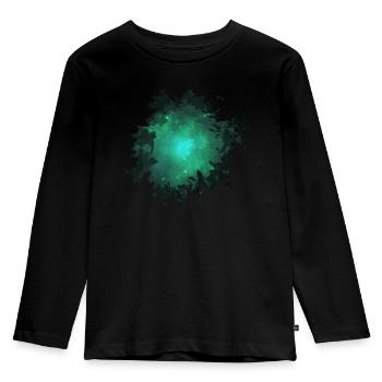 Lucioles dans les bois - T-shirt manches longues Premium Enfant - noir - Devant - AI Model Kid Male (0cm)