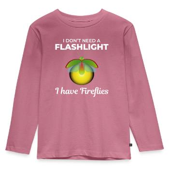 Lucioles Firefly Lightning Bug Insect Collector - T-shirt manches longues Premium Enfant - mauve - Devant - AI Model Kid Female (0cm)