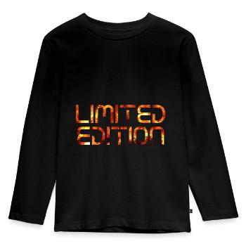 Limited Edition - Kinder Premium Bio Langarmshirt - Schwarz - Vorne - AI Model Kid Male (0cm)