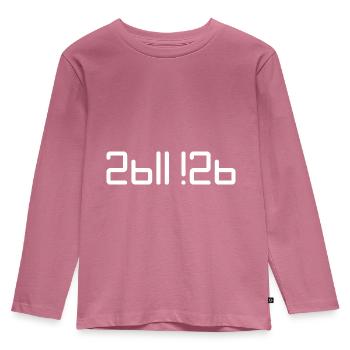 Programmierer - Kinder Premium Bio Langarmshirt - Mauve - Vorne - AI Model Kid Female (0cm)