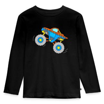 Monster truck - Kids' Premium Longsleeve Shirt - black - Front - AI Model Kid Male (0cm)