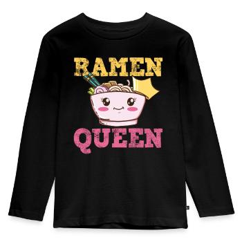 Ramen - Kids' Premium Longsleeve Shirt - black - Front - AI Model Kid Male (0cm)