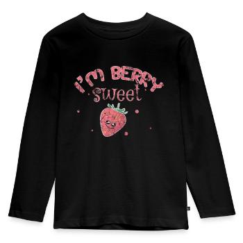 Spruch - Kinder Premium Bio Langarmshirt - Schwarz - Vorne - AI Model Kid Male (0cm)