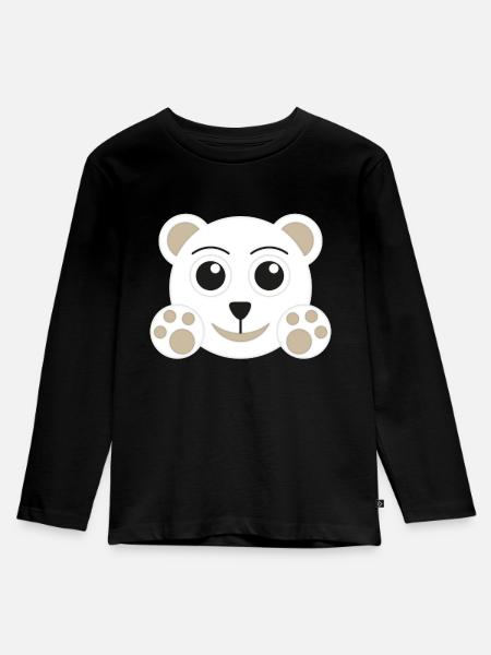 Icebear - Kids' Premium Longsleeve Shirt - black
