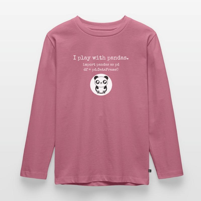 Python Programming playing with pandas Kids' Premium Longsleeve Shirt