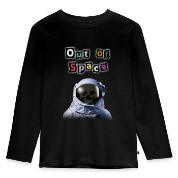 Out of Space - Travis Scott Style Astronaut - Kinder Premium Bio Langarmshirt - Schwarz - Vorne - AI Model Kid Male (0cm)