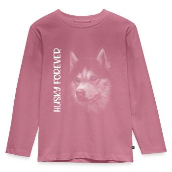 HUSKY FOREVER - T-shirt manches longues Premium Enfant - mauve - Devant - AI Model Kid Female (0cm)