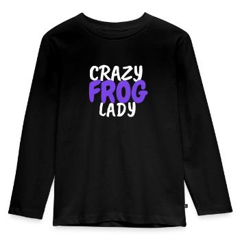 frog - Kids' Premium Longsleeve Shirt - black - Front - AI Model Kid Male (0cm)