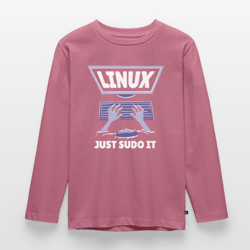 Linux Software Open Source Programmieren Programmi Kinder Premium Bio Langarmshirt
