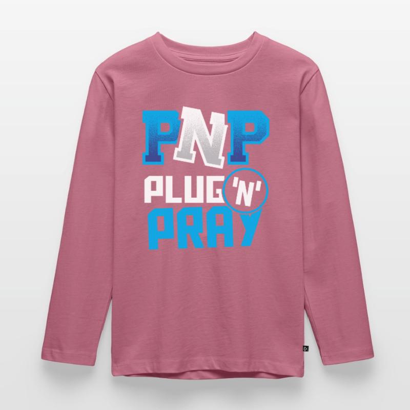 PnP = Plug’n’Pray Programming Programmer Coding T-shirt manches longues Premium Enfant