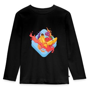 fruits - T-shirt manches longues Premium Enfant - noir - Devant - AI Model Kid Male (0cm)