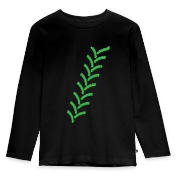 Landwirt Shirt Geschenk Bauer Traktor Farmer - Kinder Premium Bio Langarmshirt - Schwarz - Vorne - AI Model Kid Male (0cm)