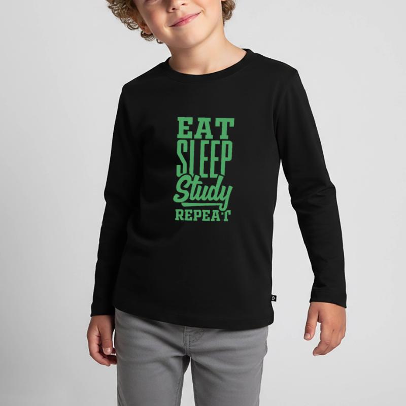 Study Study Studying Studying Kids' Premium Longsleeve Shirt