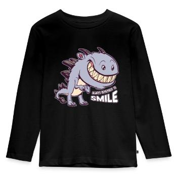 Inspiring Quotes - Kids' Premium Longsleeve Shirt - black - Front - AI Model Kid Male (0cm)