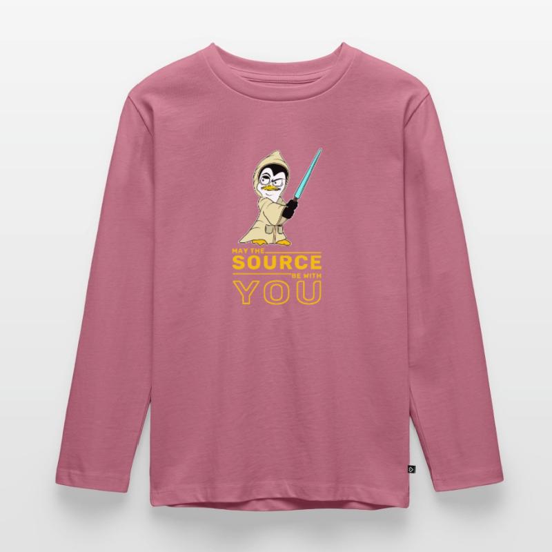 IT Nerd Linux Linux Pinguin Geek Software Engineer Kinder Premium Bio Langarmshirt