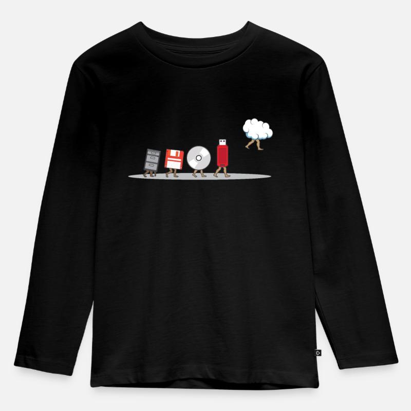 Computer engineering funny geek engineer software - Kids' Premium Longsleeve Shirt - black