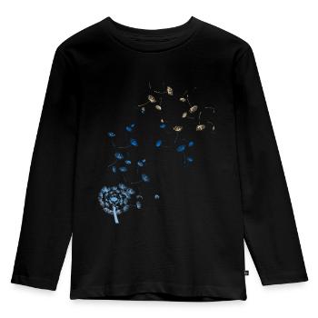 Dandelion dandelion - Kids' Premium Longsleeve Shirt - black - Front - AI Model Kid Male (0cm)
