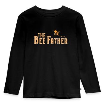 The Bee Father Beekeeper - Kids' Premium Longsleeve Shirt - black - Front - AI Model Kid Male (0cm)