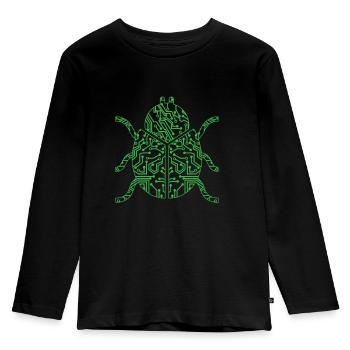 programmer - Kids' Premium Longsleeve Shirt - black - Front - AI Model Kid Male (0cm)