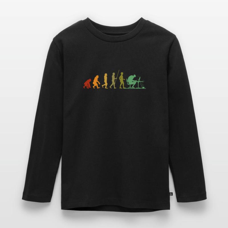 Computer evolution geek programmer Kids' Premium Longsleeve Shirt