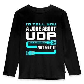 Ingénieurs de cybersécurité Helpdesk-Support it-admin - T-shirt manches longues Premium Enfant - noir - Devant - AI Model Kid Male (0cm)