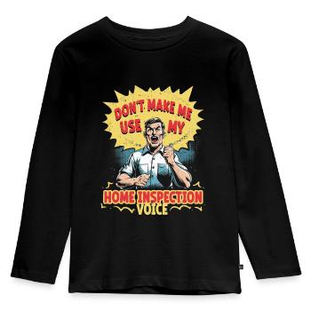 Building Surveyor Building Inspector - Kids' Premium Longsleeve Shirt - black - Front - AI Model Kid Male (0cm)
