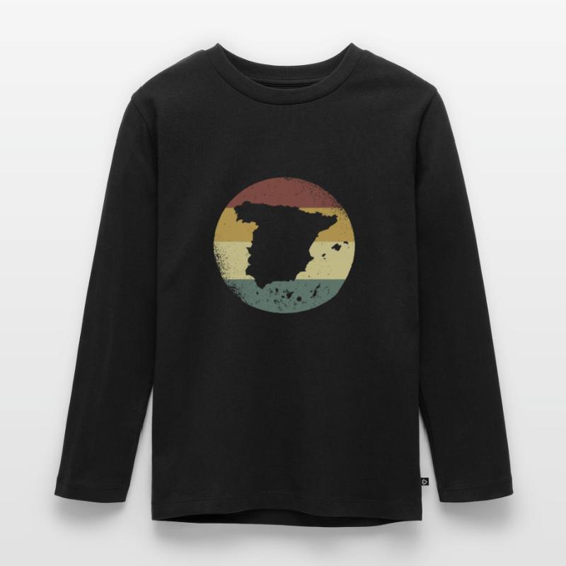 Spanien Spanisch Geschenkidee Spanier Kinder Premium Bio Langarmshirt