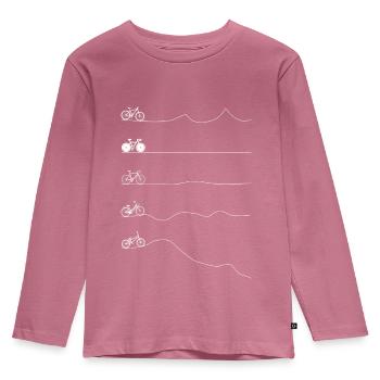Types de motards - T-shirt manches longues Premium Enfant - mauve - Devant - AI Model Kid Female (0cm)