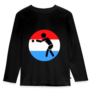 Pétanque - T-shirt manches longues Premium Enfant - noir - Devant - AI Model Kid Male (0cm)