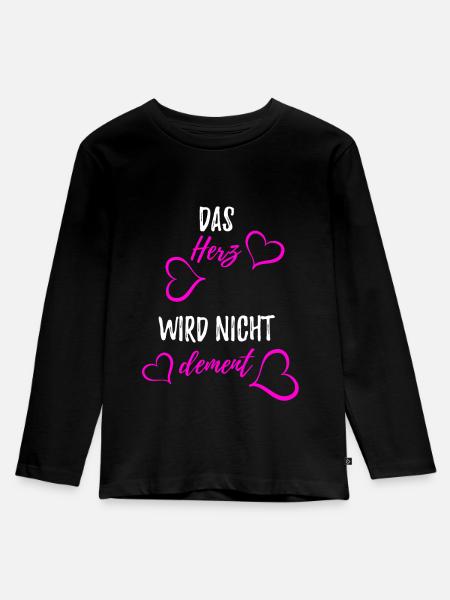 Altenpflegerin - Pflege - Kinder Premium Bio Langarmshirt - Schwarz