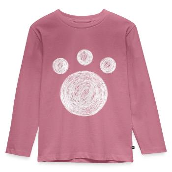 Chat maman chat chat Chat Meow Meoww - T-shirt manches longues Premium Enfant - mauve - Devant - AI Model Kid Female (0cm)