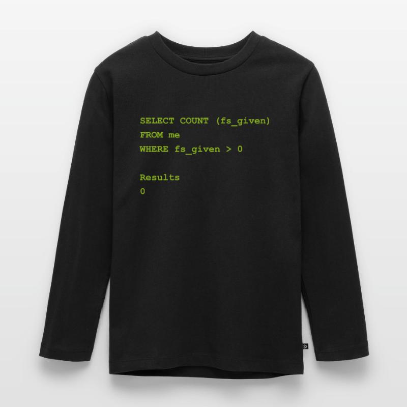 Select count geschenk Programming Informatique T-shirt manches longues Premium Enfant