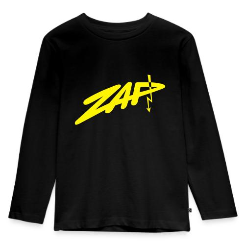 zap_logo_gelb - Kinder Premium Bio Langarmshirt