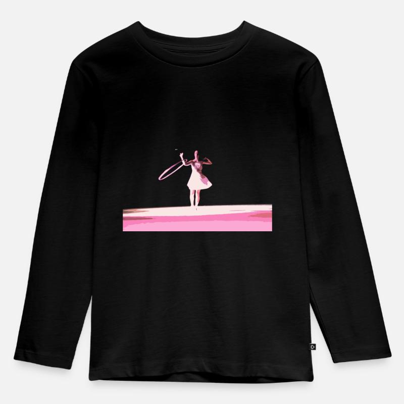 hoop dancer - Kids' Premium Longsleeve Shirt - black