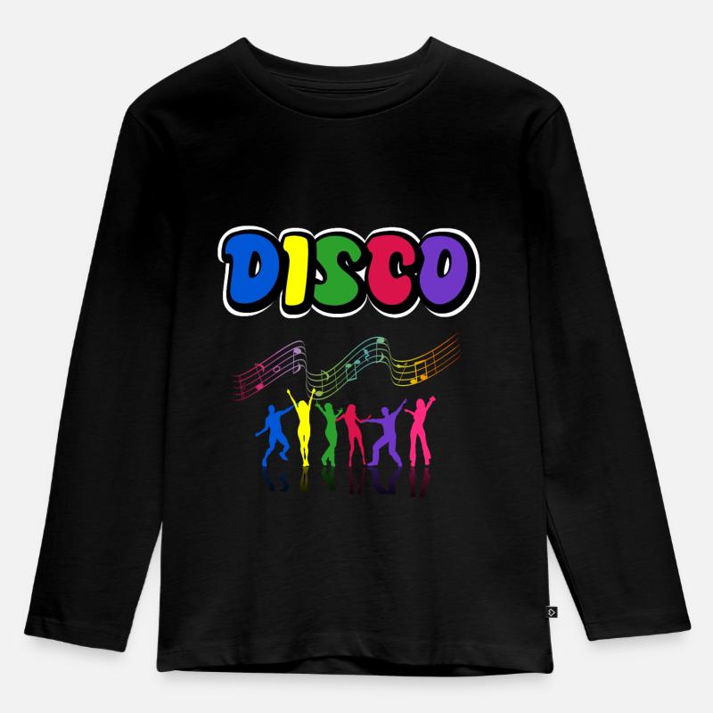 disco - T-shirt manches longues Premium Enfant - noir