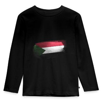Soudan - T-shirt manches longues Premium Enfant - noir - Devant - AI Model Kid Male (0cm)