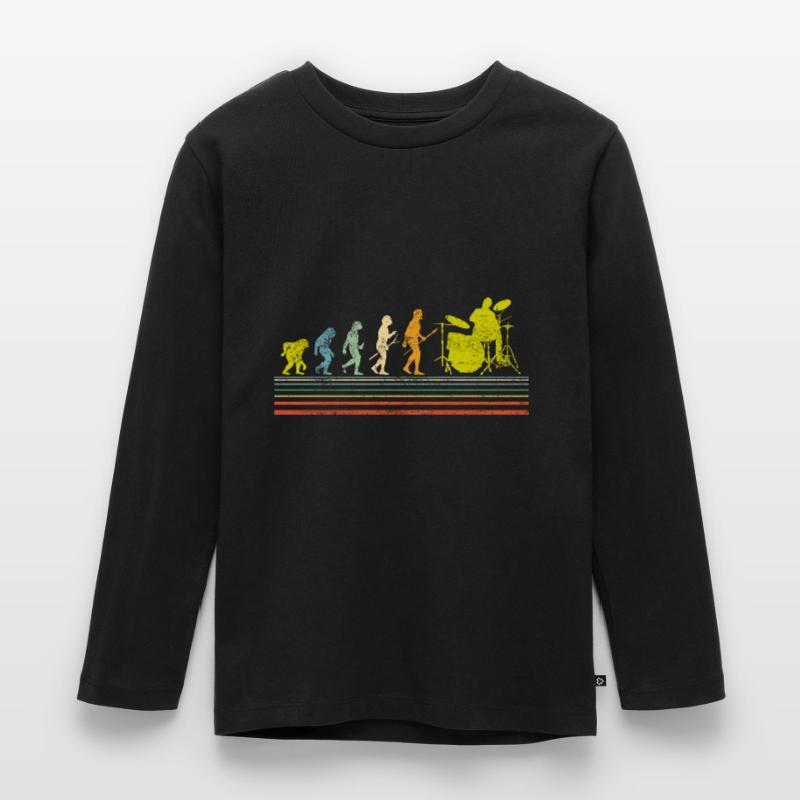 Drummer Evolution Drums Kids' Premium Longsleeve Shirt