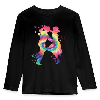 Dancing Swing 60s Boogie Woogie - Kids' Premium Longsleeve Shirt - black - Front - AI Model Kid Male (0cm)