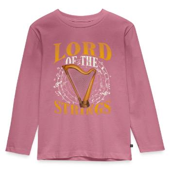 harpe - T-shirt manches longues Premium Enfant - mauve - Devant - AI Model Kid Female (0cm)
