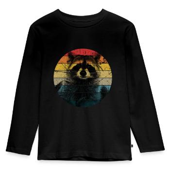 Rat de lavage - T-shirt manches longues Premium Enfant - noir - Devant - AI Model Kid Male (0cm)