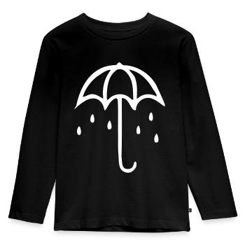 umbrella - Kids' Premium Longsleeve Shirt - black - Front - AI Model Kid Male (0cm)